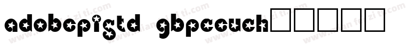 adobepistd gbpc-euc-h字体转换